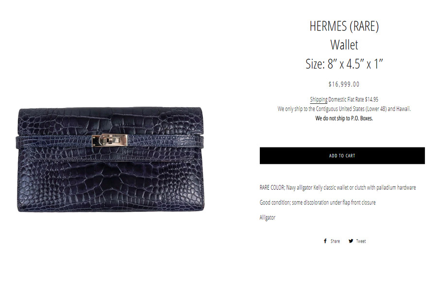 Hermes novčanik 16.999 dolara (30. 382 KM)