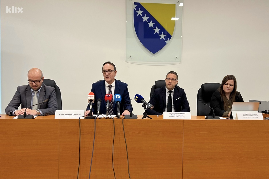 Godišnja konferencija za medije u Općinskom sudu u Tuzli (Foto: A. K./Klix.ba)