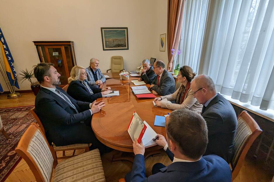 Christian Schmidt jučer tokom sastanka sa rukovodstvom FBiH