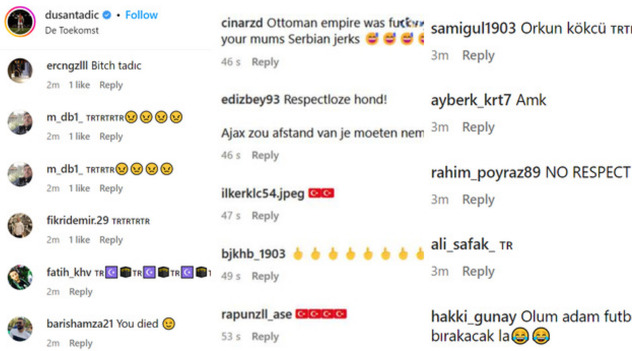 Komentari Turaka na Tadićevom profilu (Foto: Screenshot)