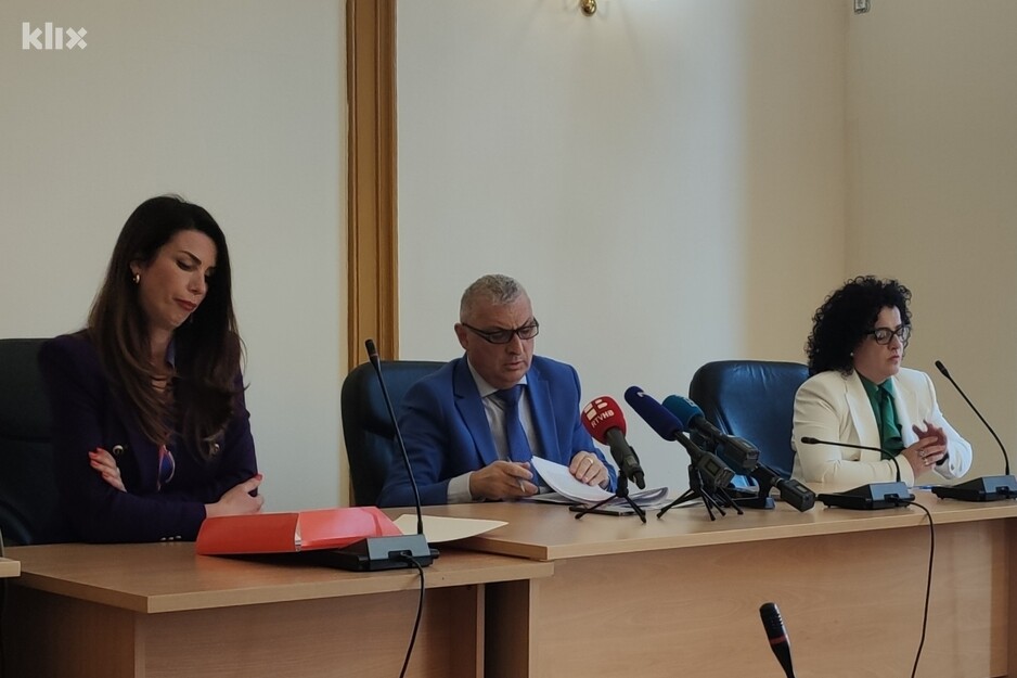 Konferencija za novinare Kantonalnog suda u Mostaru (Foto: G. Š./Klix.ba)