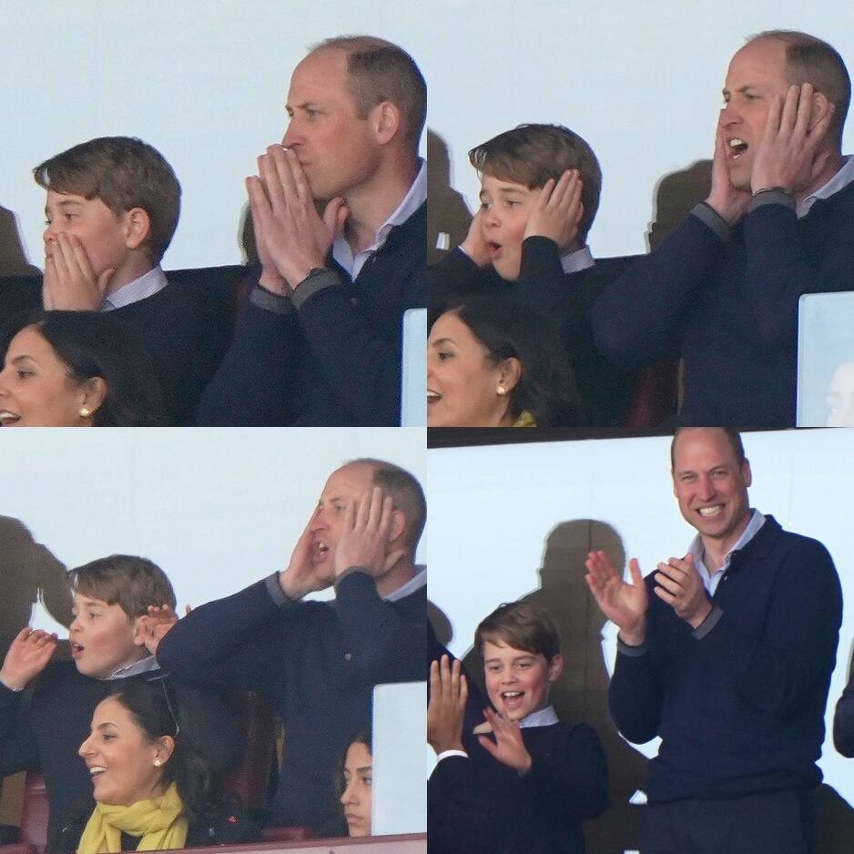 Princ George i princ William (Foto: Twitter)