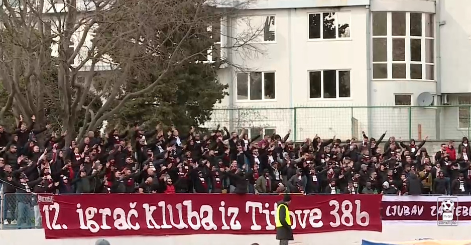 Velika podrška navijača Sarajeva