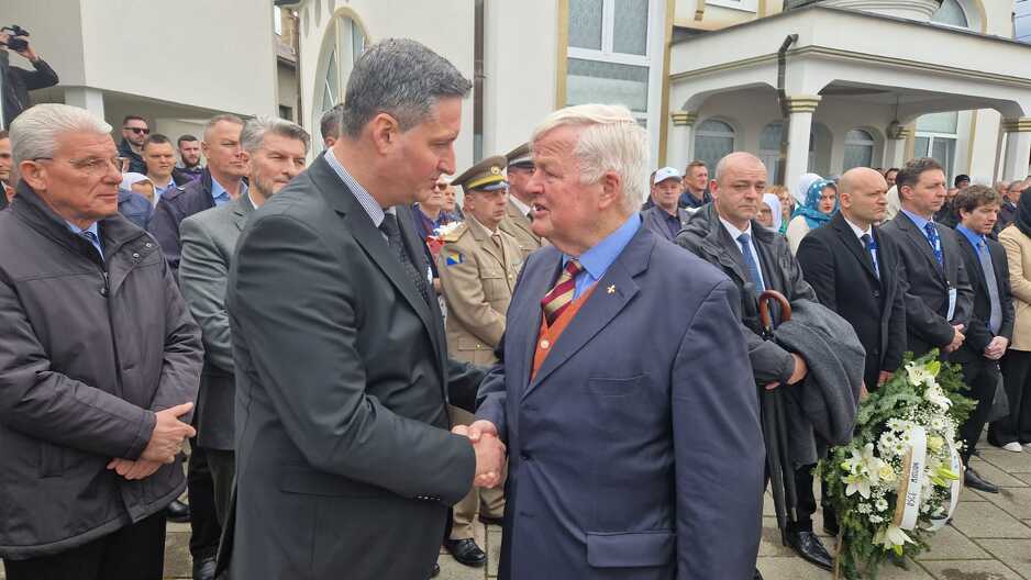 Denis Bećirović i Bob Stewart