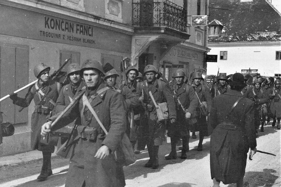 Italijanske jedinice nakon ulaska u Jugoslaviju