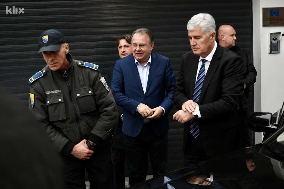 Nikšić i Čović nakon sastanka (Foto: D. S./Klix.ba)