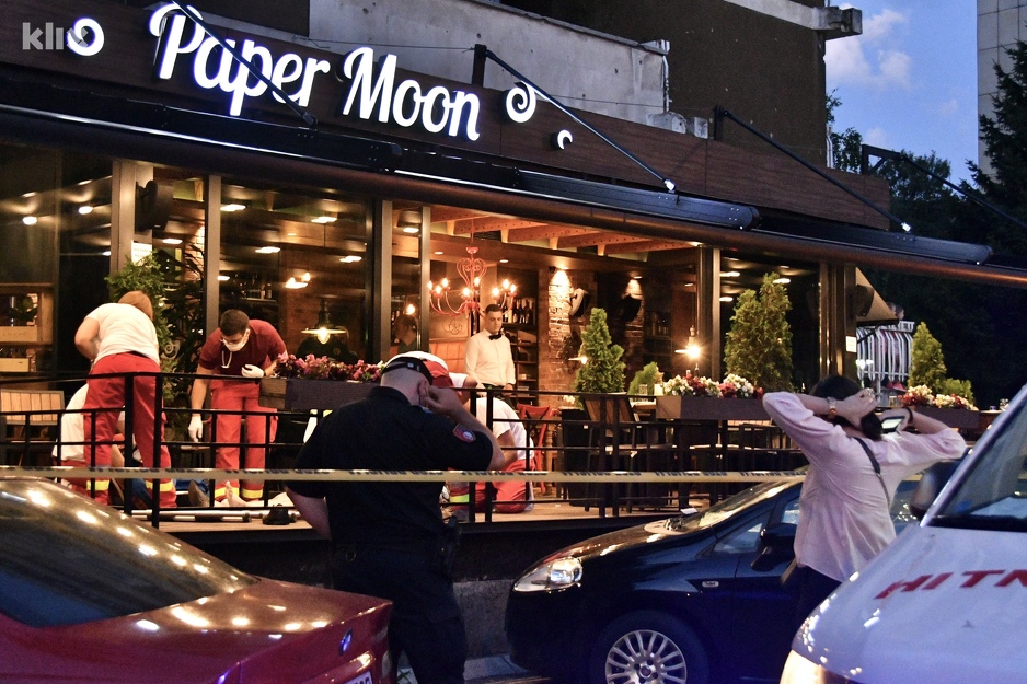 Ubistvo se dogodilo u večernjim satima u poznatom restoranu Paper Moon na Grbavici (Foto: I. Š./Klix.ba)