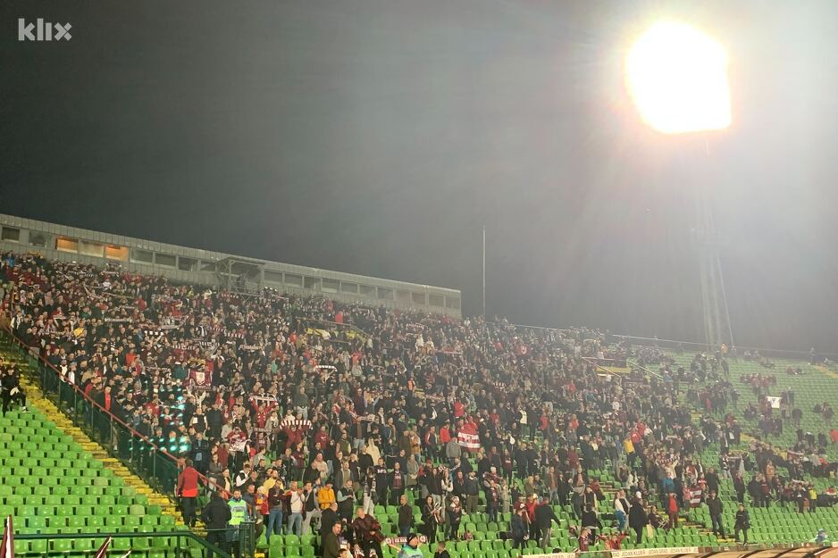 Sarajevo unatoč bojkotu ima veliku podršku navijača (Foto: T. S./Klix.ba)