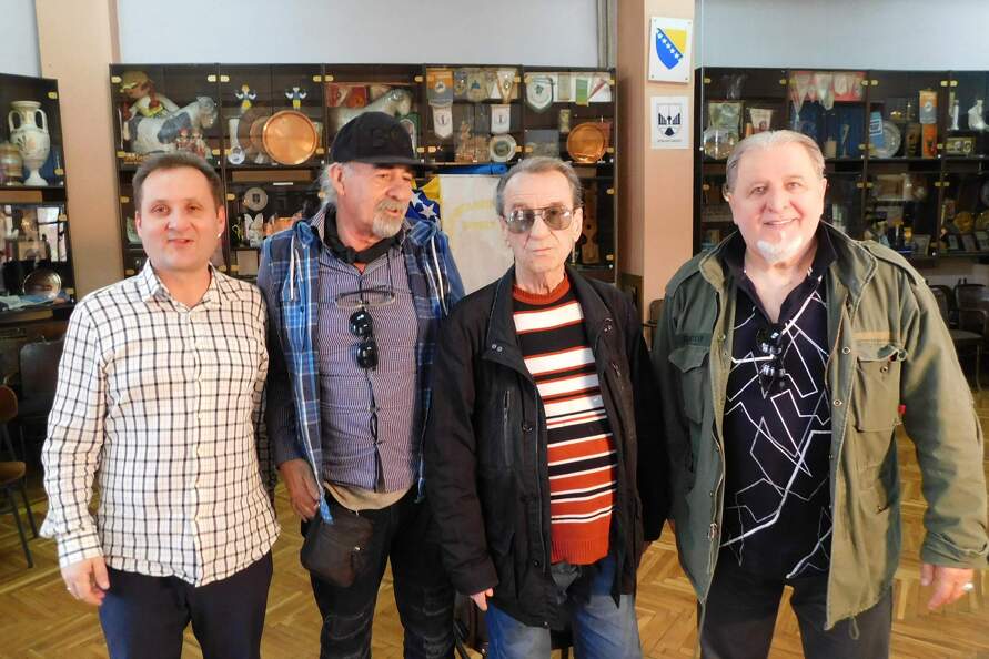 Namik Vatrenjak, Mirsad Jarović, Džani Hot i Enver Šadinlija (Foto: Eset Muračević)