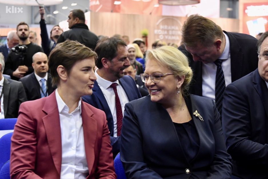 Ana Brnabić i Lidija Bradara (Foto: D. S./Klix.ba)