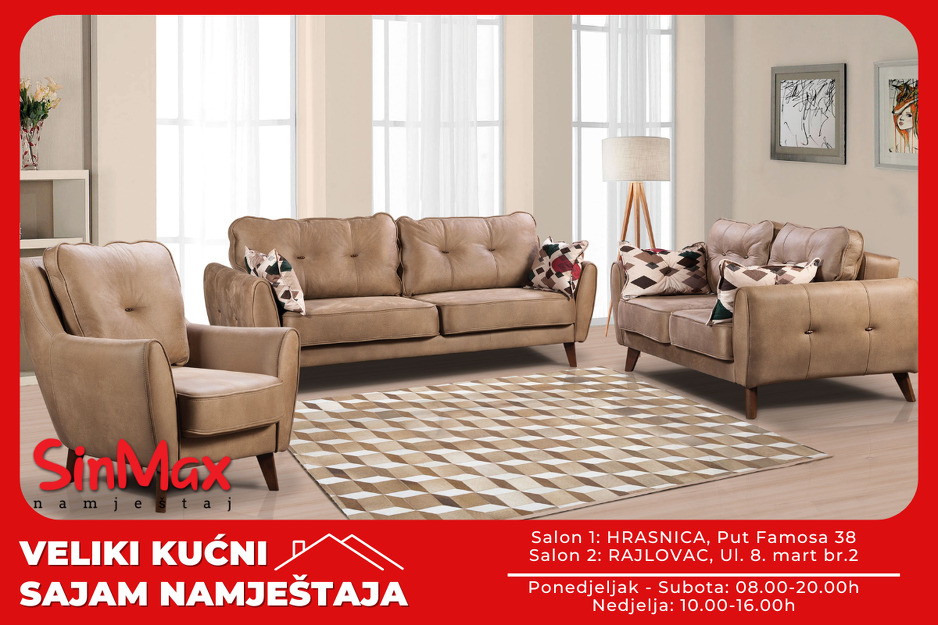 Sajam namještaja u salonu SinMax