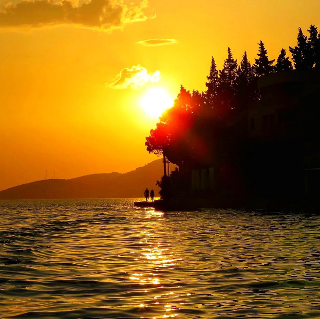 Zalazak sunca u Neumu (Foto: Instagram/henlub50)