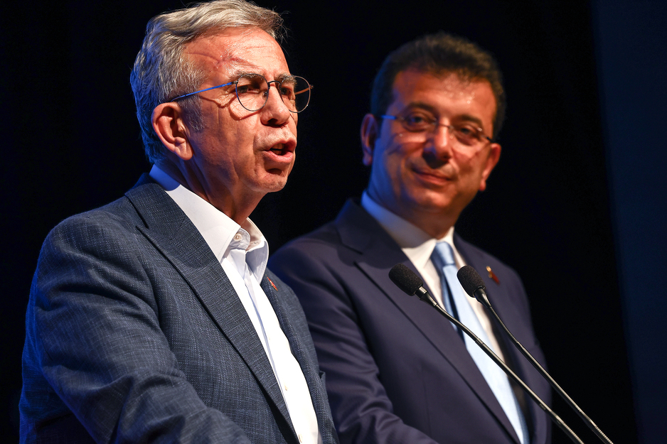 Gradonačelnik Ankare Mansur Yavas i gradonačelnik Istanbula Ekrem Imamoglu (Foto: EPA-EFE)