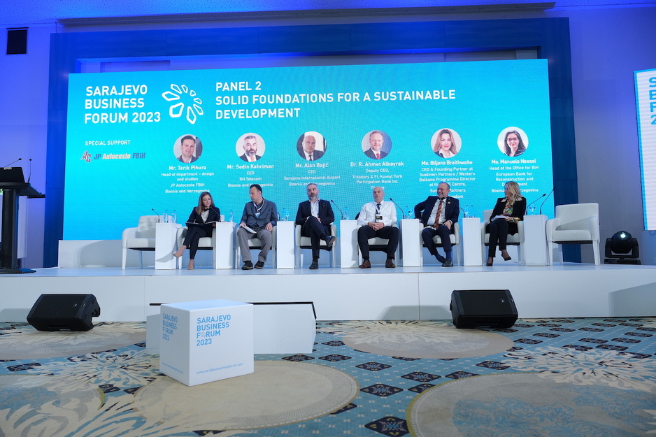 Sarajevo Business Forum panel