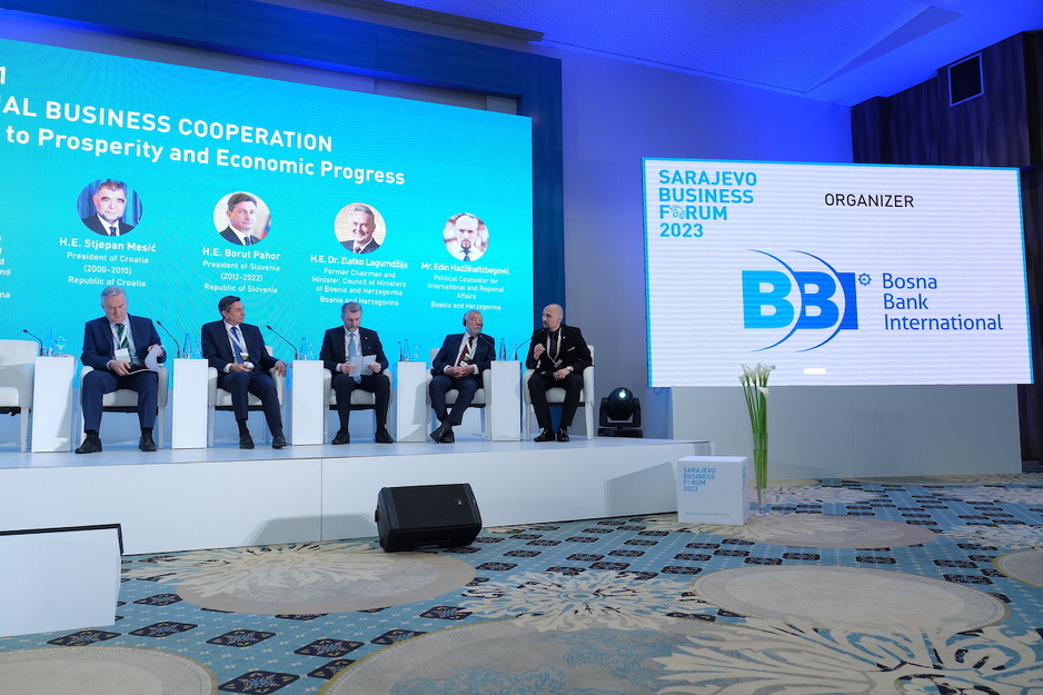 Sarajevo Business Forum panel