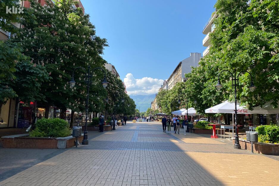 Poled ka planini Vitoši iz istoimene ulice (Foto: Klix.ba)