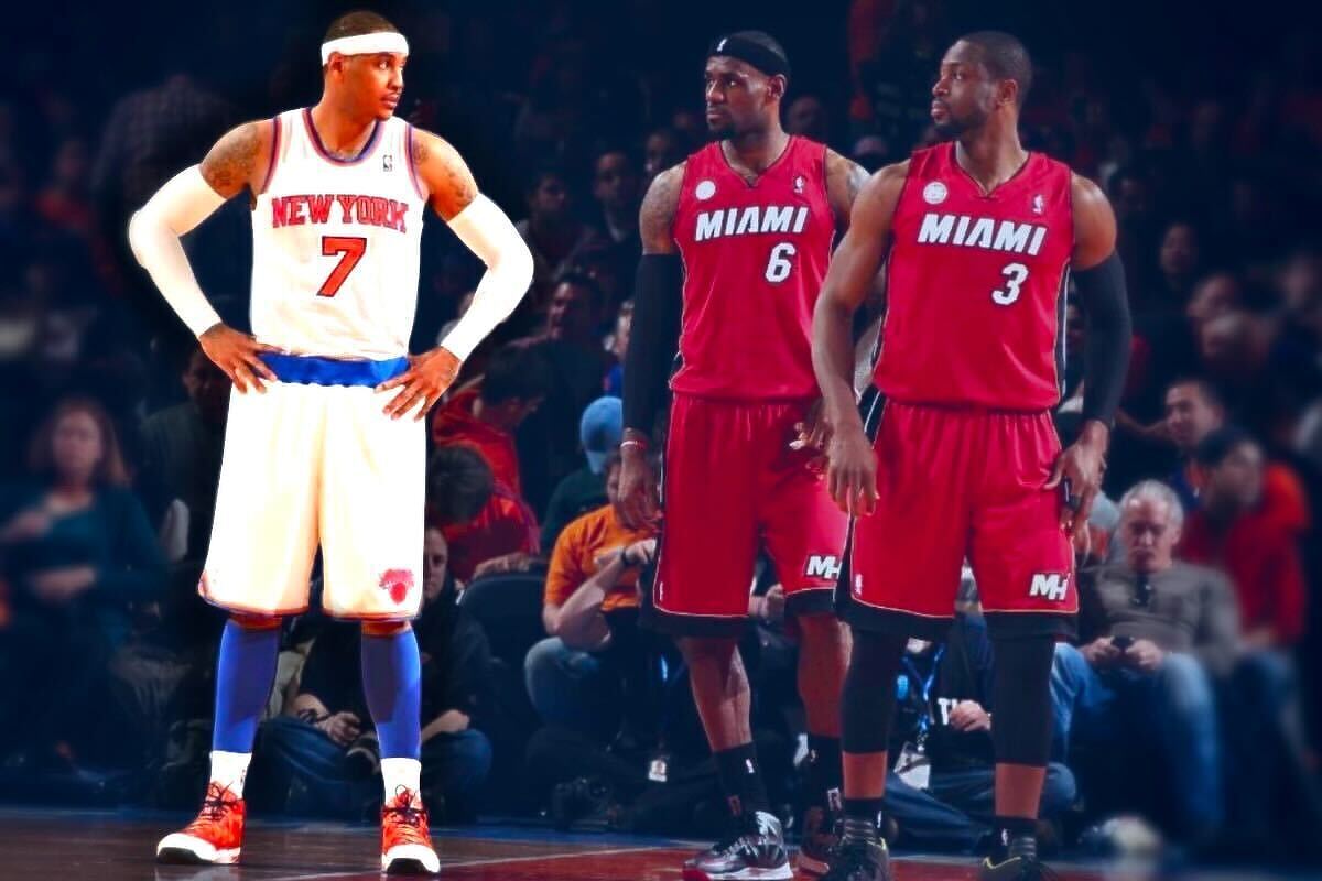 Carmelo Anthony, LeBron James i Dwyane Wade: Članovi najjače draft generacije u historiji NBA lige