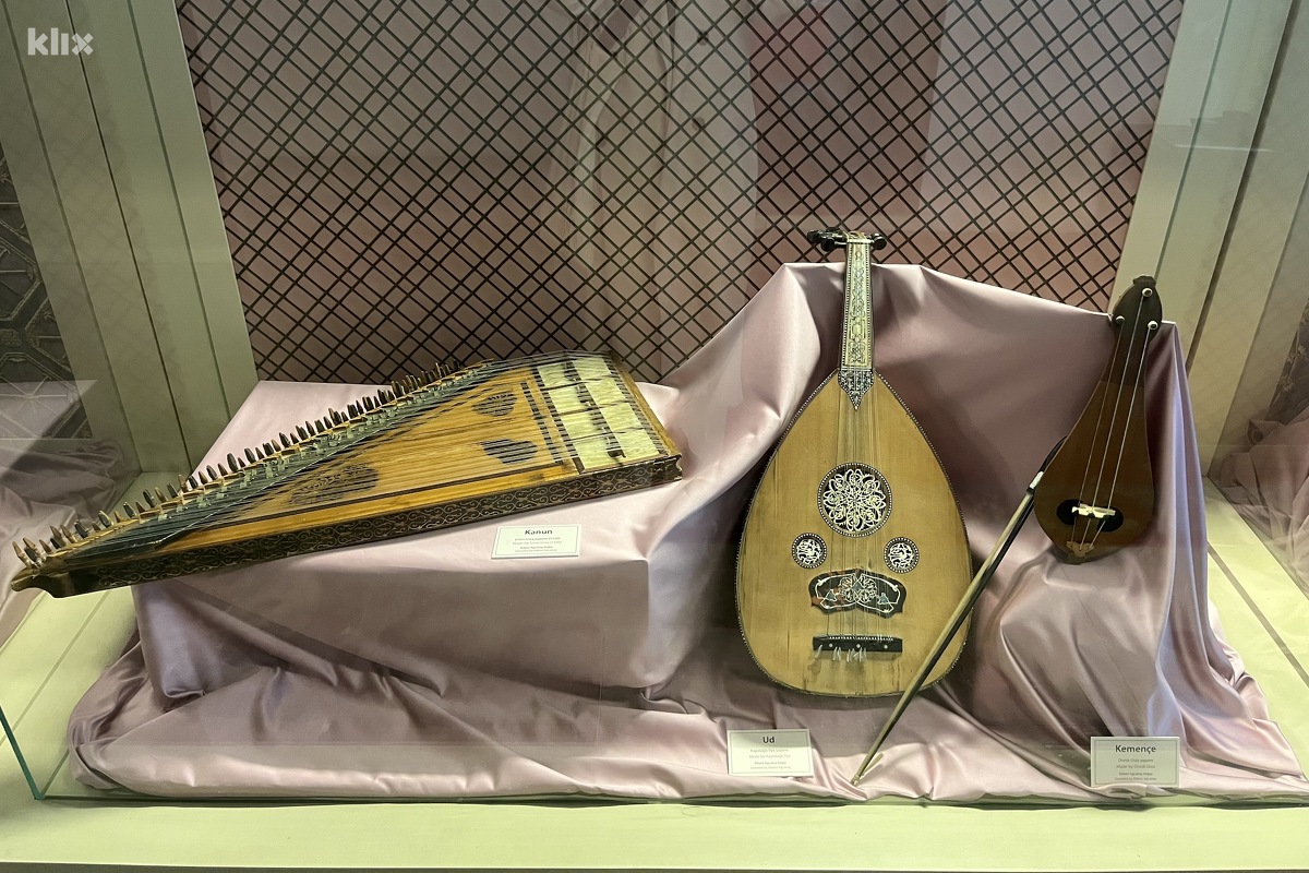 Instrumenti sultana Selima III čuvaju se u kolekciji Aynalikavak paviljona (Foto: I. B./Klix.ba)