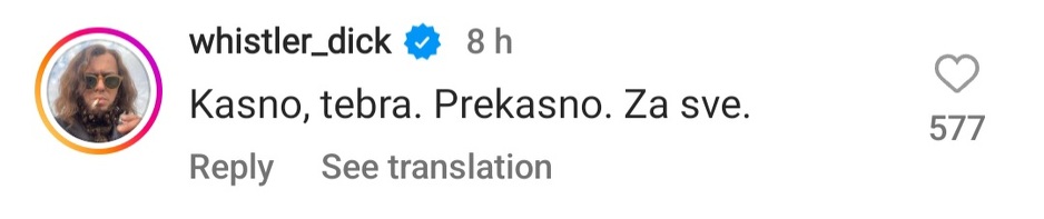 Poruka Sergeja Trifunovića
