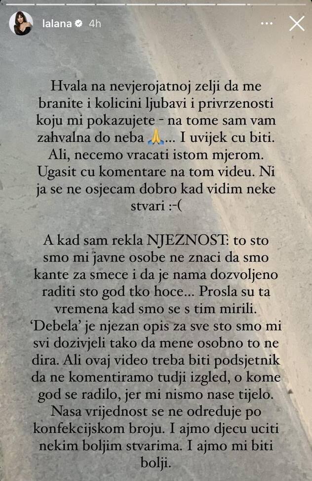 Screenshot: Instagram/lalana