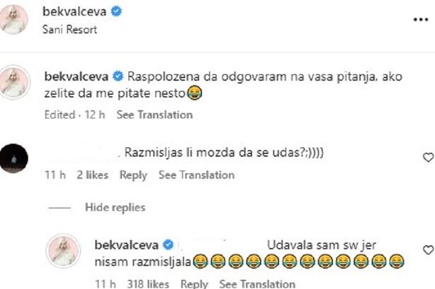 Foto: Instagram/bekvalceva