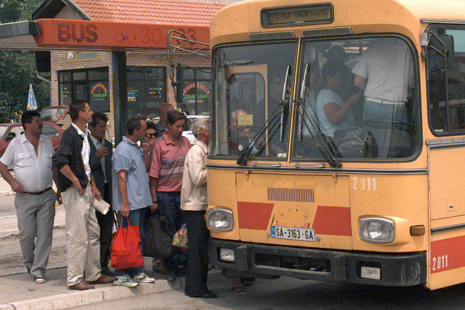 Tablice RBiH na Ilidži 1996. godine