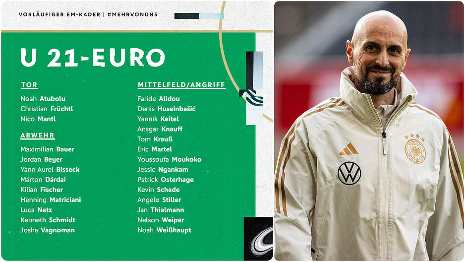Širi spisak U21 reprezentacije Njemačke
