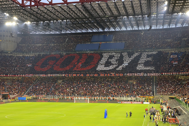 Koreografija navijača Milana