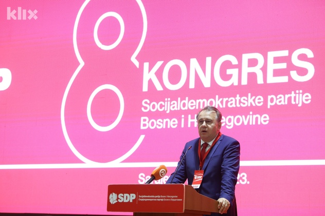 Nikšićevo obraćanje delegatima (Foto: I. L./Klix.ba)