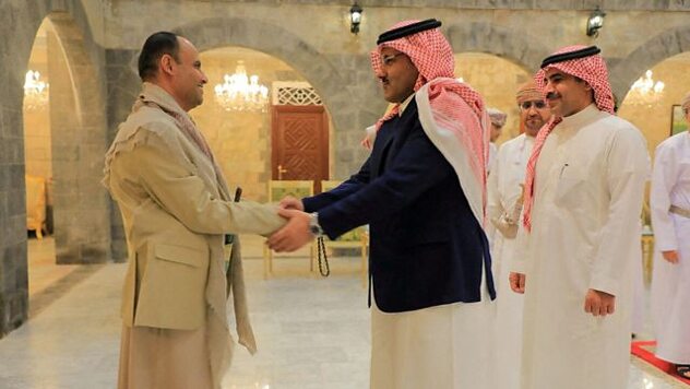Historijski susret predstavnika Huti pobunjenika i Saudijaca (Foto: Twitter)