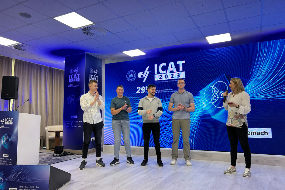 Nagrađeni studenti na ICAT konferencijai 2023