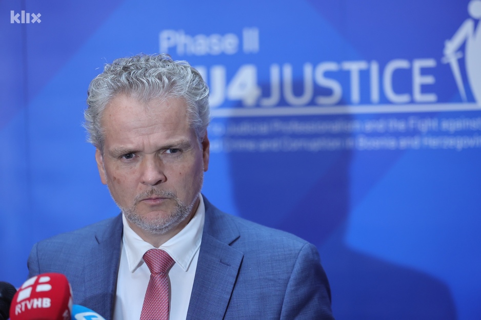 Johann Sattler, šef Delegacije EU i specijalni predstavnik EU u BiH. (Foto: D. S./Klix.ba)