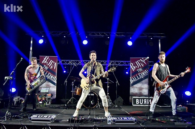 Nastup američkog benda Burn the Ballroom (Foto: I. Š./Klix.ba)