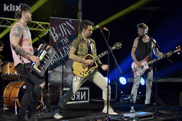 Nastup američkog benda Burn the Ballroom (Foto: I. Š./Klix.ba)