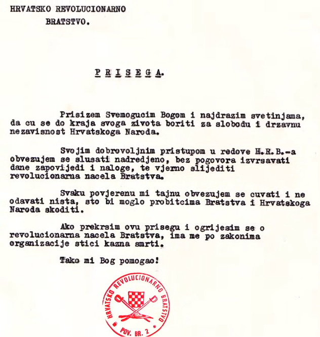 Zakletva HRB
