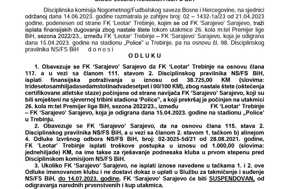 Foto: NS BiH
