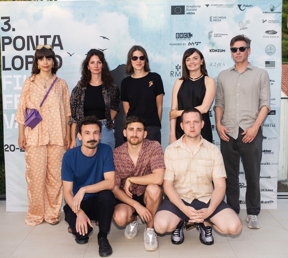 Lerotić s drugim rediteljima učesnicima masterclassa na Ponta Lopud Festivalu (Foto: John Pavlish)