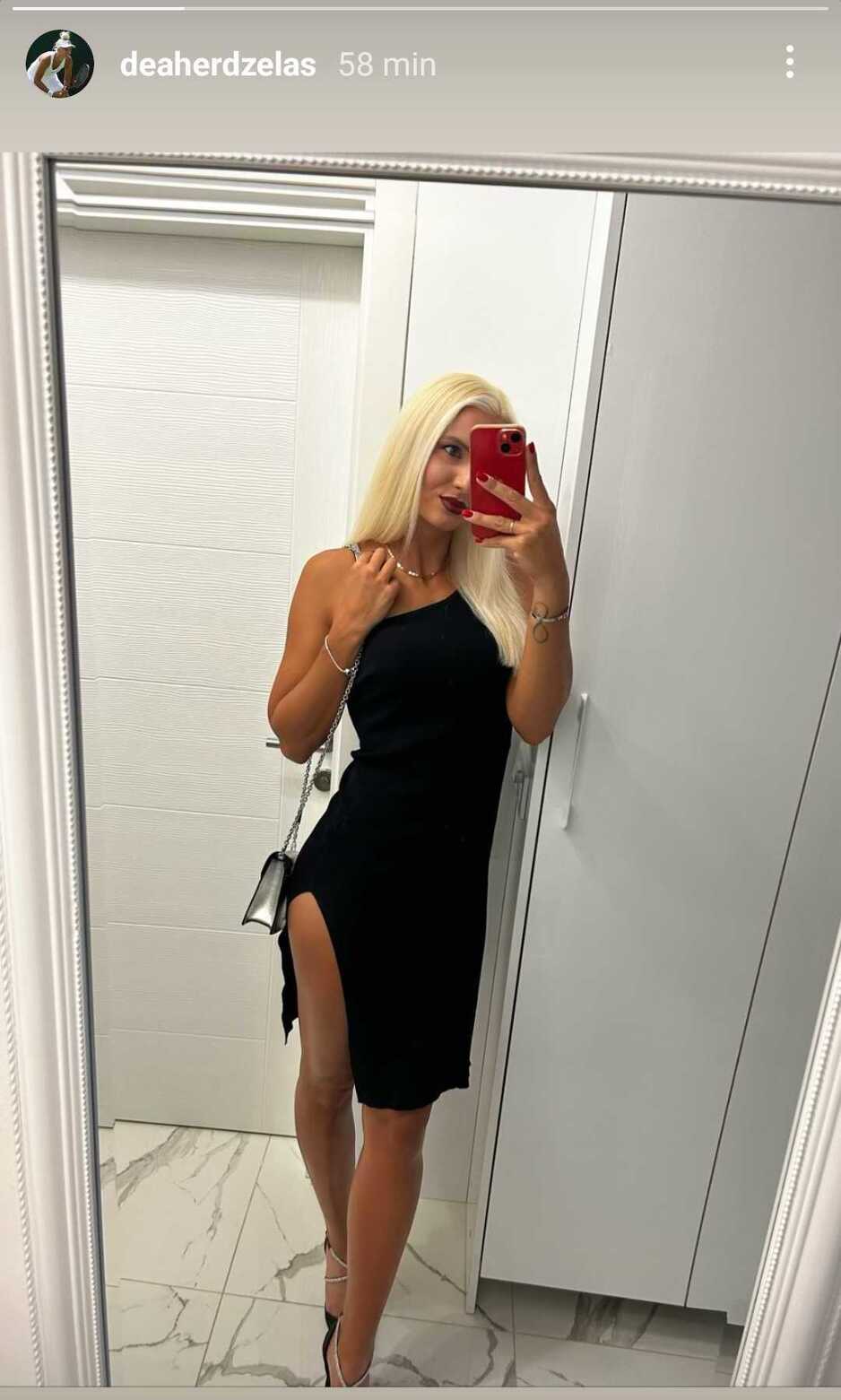 Dea Herdželaš (Screenshot/Instagram story)