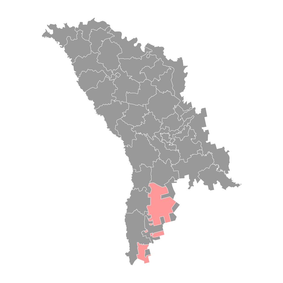 Položaj Gagauzije (Mapa: Shutterstock)
