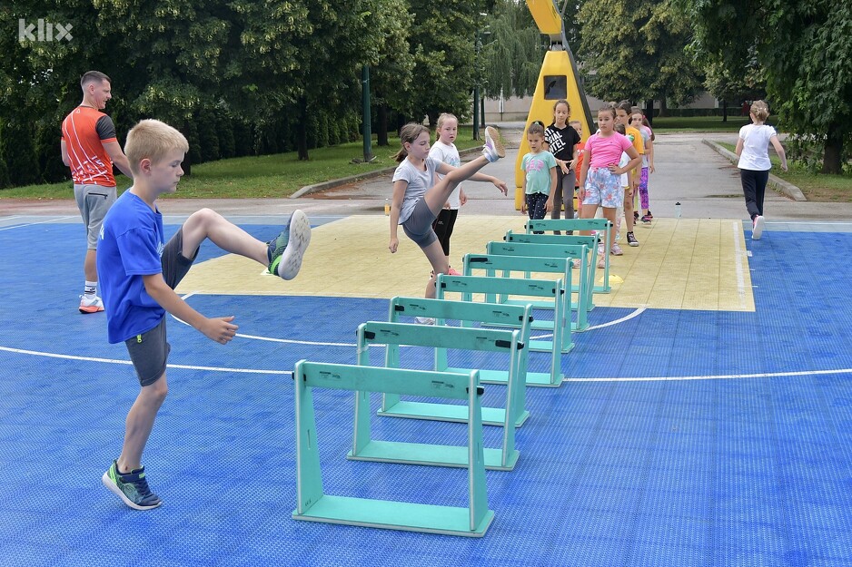Za djecu od 5 do 12 godina je namijenjena Atletska škola, s programima koje uvode djecu u ovaj sport (Foto: I. Š./Klix.ba)