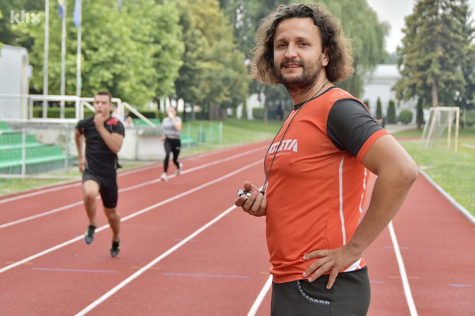 Elmir Ćerimagić, predsjednik Atletskog kluba Novi Grad (Foto: I. Š./Klix.ba)
