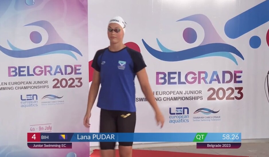 Lana uoči utrke (Foto: Screenshot)