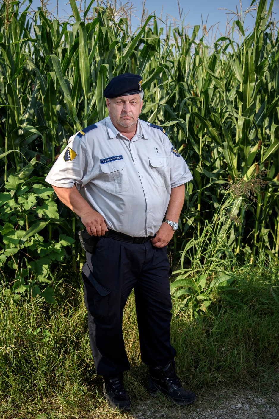 Zlatan Zuhrić Zuhra na setu serije