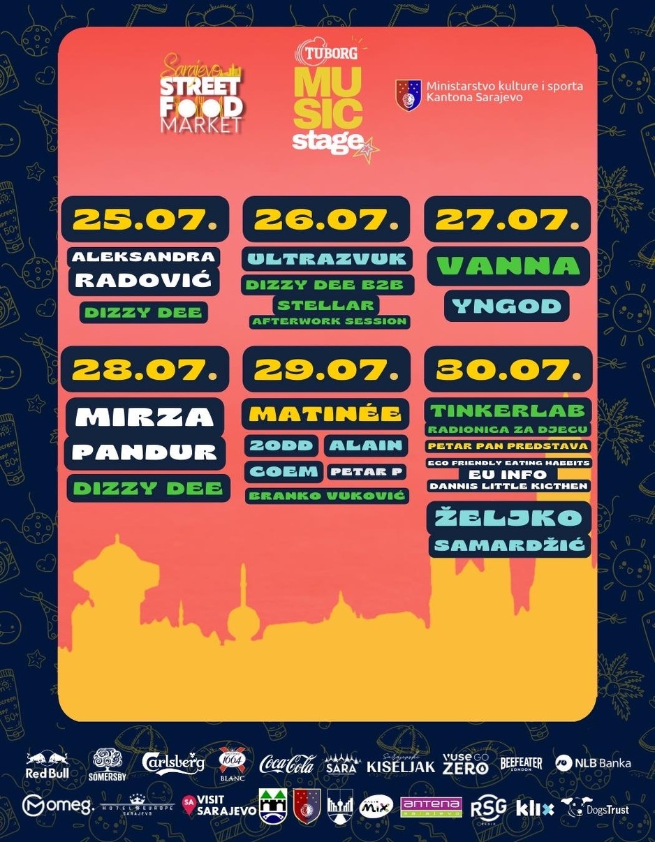 Sjajan muzički program prve sedmice Street Food Marketa