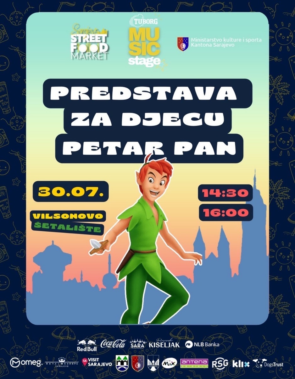 Predstava za djecu Petar Pan na Street Food Marketu
