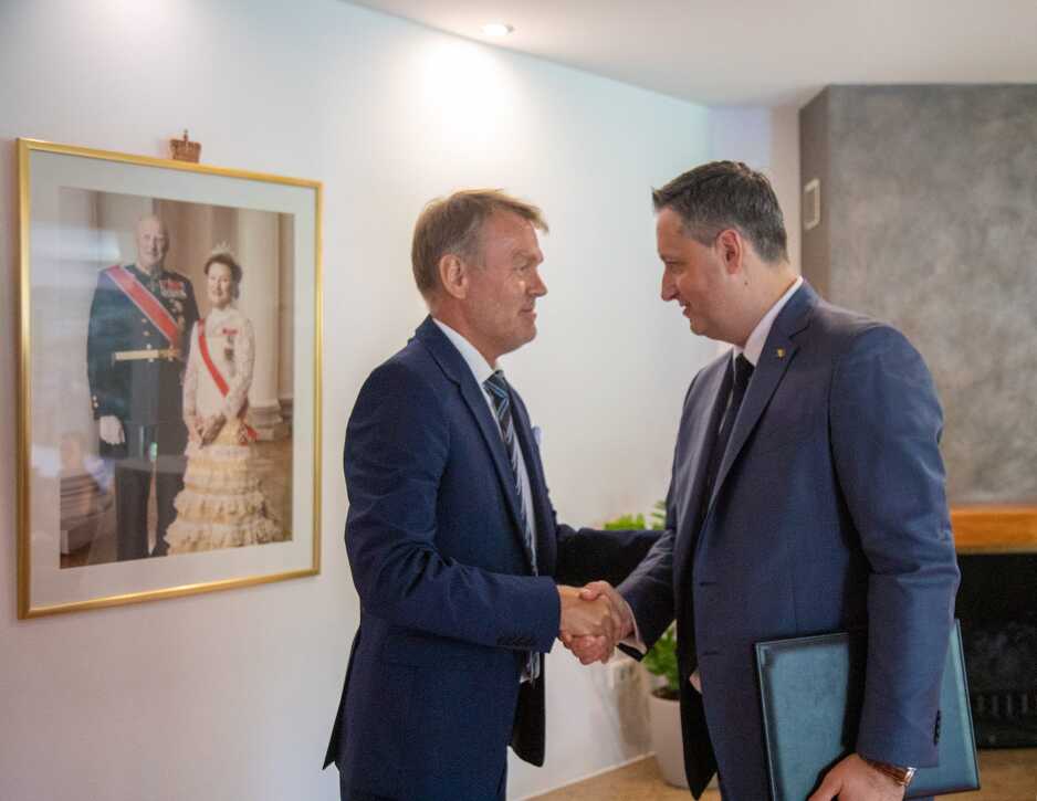 Olav Reinertsen i Denis Bećirović (Foto: Predsjedništvo BiH)