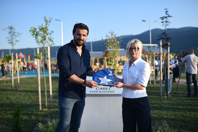 Nermin Muzur i Adisa Bogunić (Foto: Općina Ilidža)