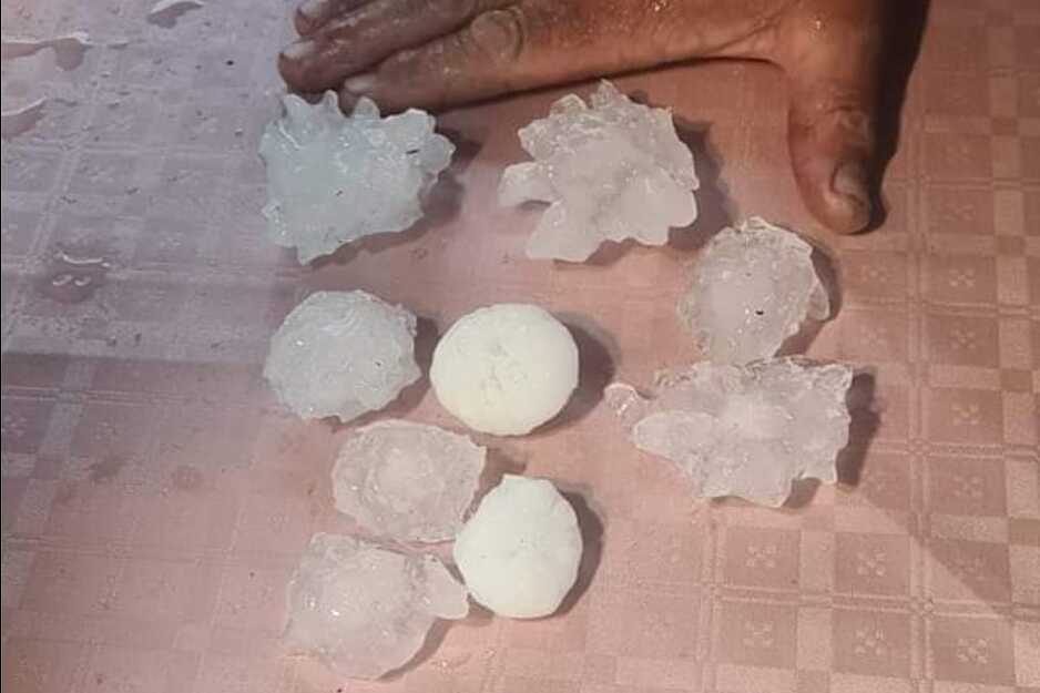 Nevrijeme kod Kostajnice i Bosanske Dubice (Foto: BHMETEO.ba)