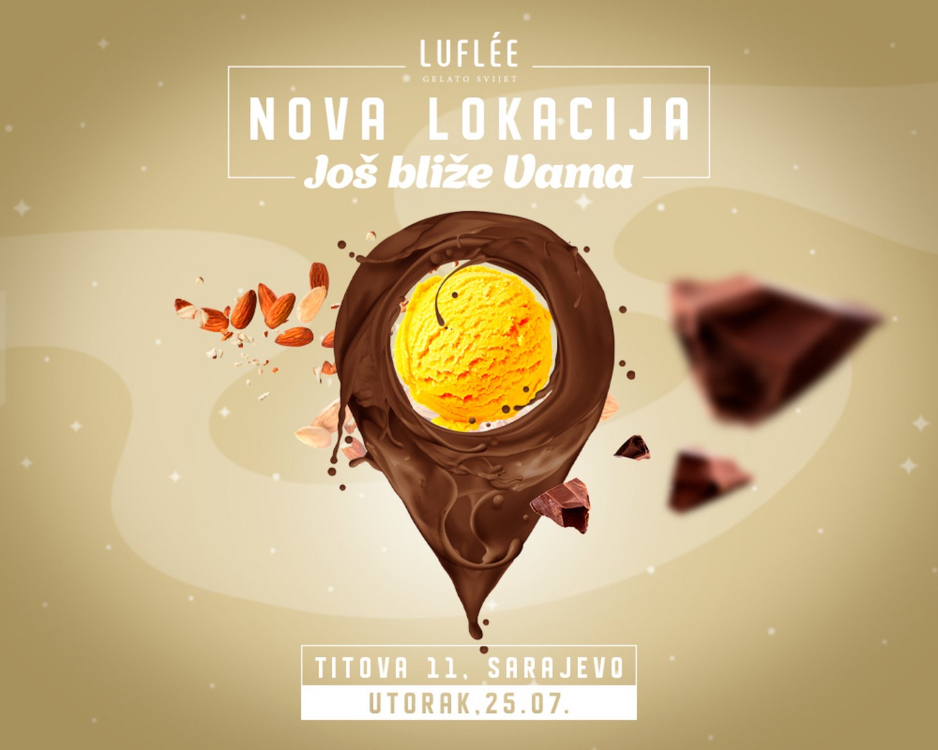Gelato Shop Luflee od danas na novoj lokaciji, još bliže vama