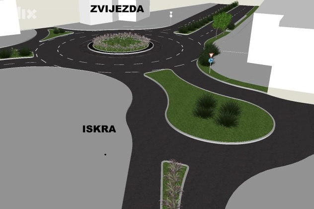 Idejno rješenje kružnog toka (Foto: Klix.ba)
